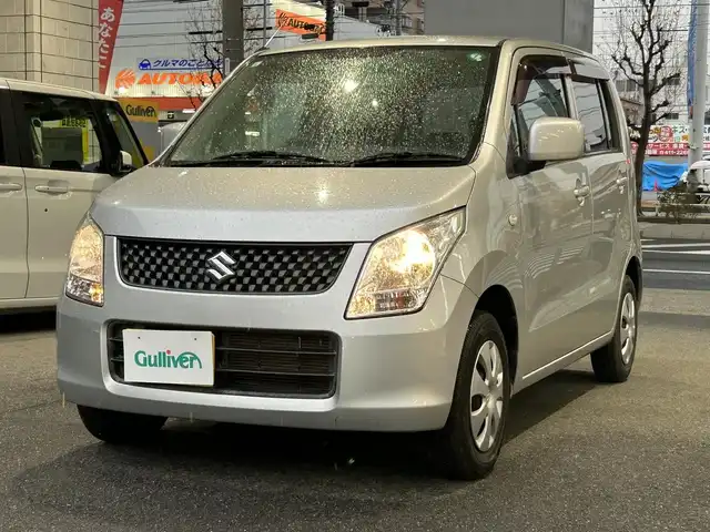 スズキ ワゴンＲ FX 愛知県 2009(平21)年 4.1万km シルキーシルバーメタリック 社外HDDナビ〈AVN558HD〉/電動格納ミラー/キーレスエントリー