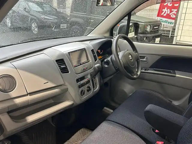 スズキ ワゴンＲ FX 愛知県 2009(平21)年 4.1万km シルキーシルバーメタリック 社外HDDナビ〈AVN558HD〉/電動格納ミラー/キーレスエントリー