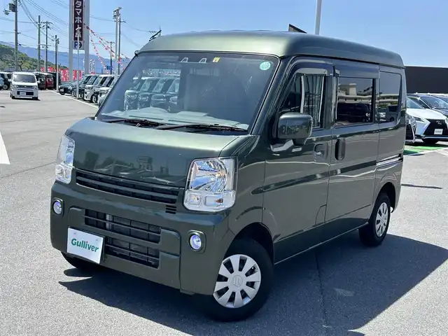 スズキ エブリイ PC 奈良県 2023(令5)年 2.5万km クールカーキPM 純正ディスプレイオーディオ　/バックカメラ　/４ＷＤ　/リモコンキー　/ドライブレコーダー　/デジタルインナーミラー　/コーナーセンサー　/衝突被害軽減システム　/横滑り防止装置　/純正フロアマット　/レーンキープアシスト