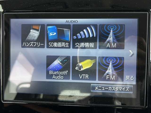 ダイハツ タント カスタム RS スマートセレ SN 富山県 2014(平26)年 12.6万km パールホワイトⅢ 純正８インチナビ(NSZT-W64DB)/(TV、CD、DVD、FM、AM、BTA)/純正フリップダウンモニター　/両側パワースライドドア　/衝突被害軽減ブレーキ　/ＵＳＢ入力端子　/純正ドライブレコーダー/バックカメラ　/ＥＴＣ　/オートライト　/オートエアコン/取扱説明書/保証書/ナビ取扱説明書/フリップダウンモニター取扱説明書/ドライブレコーダー取扱説明書