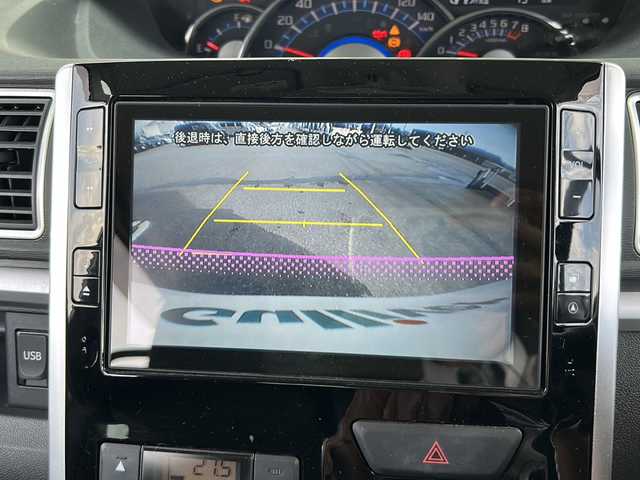 ダイハツ タント カスタム RS スマートセレ SN 富山県 2014(平26)年 12.6万km パールホワイトⅢ 純正８インチナビ(NSZT-W64DB)/(TV、CD、DVD、FM、AM、BTA)/純正フリップダウンモニター　/両側パワースライドドア　/衝突被害軽減ブレーキ　/ＵＳＢ入力端子　/純正ドライブレコーダー/バックカメラ　/ＥＴＣ　/オートライト　/オートエアコン/取扱説明書/保証書/ナビ取扱説明書/フリップダウンモニター取扱説明書/ドライブレコーダー取扱説明書