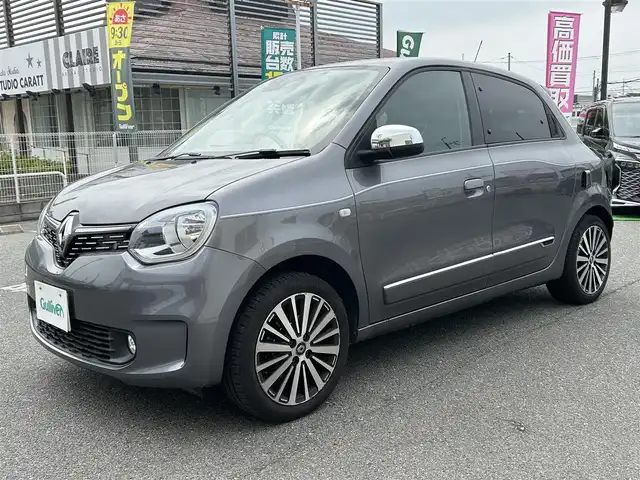 ルノー トゥインゴ サンドレ 奈良県 2020(令2)年 4.4万km グレーＭ ワンオーナー　/ディスプレイオーディオ /(AppleCarPlay/AUX/FM/AM) /バックカメラ /車線逸脱警報 /クリアランスソナー /クルーズコントロール/ハーフレザーシート /前席シートヒーター /ETC /前後ドライブレコーダー /トノカバー/オートライト/フォグライト