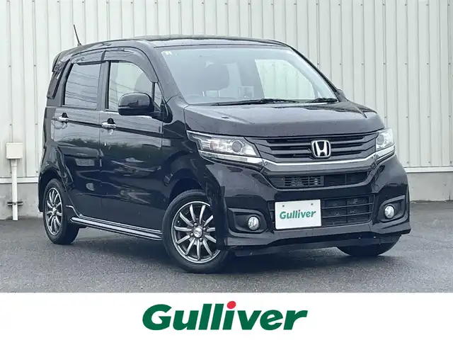 ホンダ Ｎ ＷＧＮ カスタム G 山形県 2014(平26)年 3.6万km プレミアムゴールドパープルパール CVT/スマートキー/プッシュスタート/ポータブルナビ/ワンセグＴＶ/純正オーディオ/　【CD/AUX】/アイドリングストップ/電動格納ミラー/純正１４インチアルミホイール/キセノンヘッドライト/フォグランプ/ウィンカーミラー/純正フロアマット/ドアバイザー