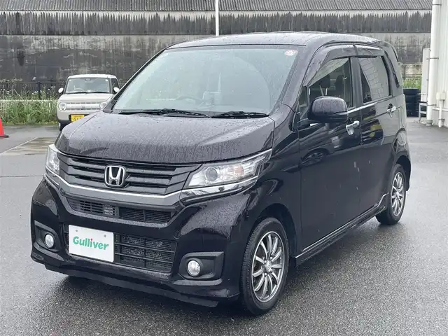 ホンダ Ｎ ＷＧＮ カスタム G 山形県 2014(平26)年 3.6万km プレミアムゴールドパープルパール CVT/スマートキー/プッシュスタート/ポータブルナビ/ワンセグＴＶ/純正オーディオ/　【CD/AUX】/アイドリングストップ/電動格納ミラー/純正１４インチアルミホイール/キセノンヘッドライト/フォグランプ/ウィンカーミラー/純正フロアマット/ドアバイザー