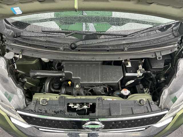 日産 デイズ ルークス ハイウェイスター Xターボ 栃木県 2019(令1)年 5.9万km プレミアムオリーブメタリック エマージェンシーブレーキ/純正メモリナビ/フルセグＴＶ/DVD/Bluetooth/アラウンドビューモニター/ETC2.0/360°ドライブレコーダー/パワースライドドア/LEDヘッドライト/オートハイビーム/フォグランプ/アイドリングストップ/スマートキー/スペアキー/ロールサンシェード/AAC/横滑り防止装置