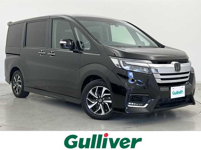 ホンダ ステップワゴン スパーダ ホンダセンシング 宮城県 2018(平30)年 5.9万km プレミアムスパークルブラックパール 純正9インチフリップダウンモニター/【VN-155N】/Honda SENSING/・衝突軽減ブレーキ/・路外逸脱抑制機能/・アダプティブクルーズコントロール/・車線維持支援システム/純正9インチナビ/・BT.CD.DVD.USB.SD/バックカメラ/フルセグTV/両側パワースライドドア/ビルトインETC/純正ドライブレコーダー（F）/プッシュスタート/スマートキー/ステアリングスイッチ/LEDヘッドライト/LEDフォグライト/純正16インチAW/社外フロアマット/シートバックテーブル/ロールサンシェード