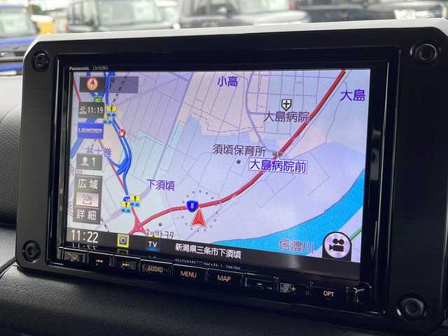 スズキ ジムニー XC 新潟県 2021(令3)年 2.4万km シフォンアイボリーM ワンオーナー/4WD/社外SDナビ/(BT/CD/DVD/ワンセグTV/AM/FM)/シートヒーター(前席)/衝突被害軽減システム/クルーズコントロール/横滑り防止装置/レーンキープアシスト/盗難防止装置/ドライブレコーダー/ETC/ステアリングスイッチ