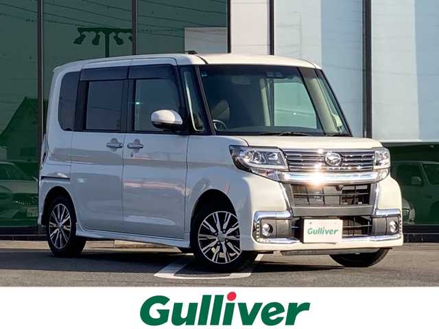 ダイハツ タント カスタムX トップED VS SAⅢ 岐阜県 2019(平31)年 12.9万km パールホワイトⅢ 登録時走行距離129044km/純正８型ナビ/全方位カメラ/フルセグＴＶ/両側パワースライドドア/ハーフレザーシート/ドライブレコーダー/ＵＳＢ/ＥＴＣ/HDMI/Ｂｌｕｅ　ｔｏｏｔｈ/純正フロアマット/純正アルミホイール/ドアバイザー/プッシュスタート/スマートキー/オートエアコン/ABS/横滑り防止装置/コーナーセンサー/レーンキープアシスト/盗難防止装置/オートライト/オートマチックハイビーム/LEDヘッドライト/フォグランプ/エアバッグ/衝突被害軽減システム