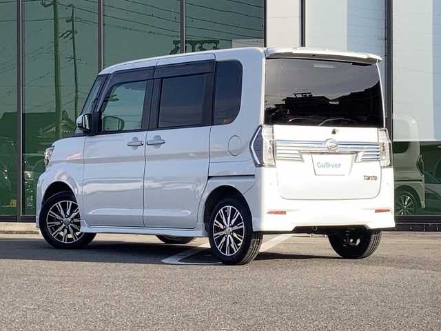 ダイハツ タント カスタムX トップED VS SAⅢ 岐阜県 2019(平31)年 12.9万km パールホワイトⅢ 登録時走行距離129044km/純正８型ナビ/全方位カメラ/フルセグＴＶ/両側パワースライドドア/ハーフレザーシート/ドライブレコーダー/ＵＳＢ/ＥＴＣ/HDMI/Ｂｌｕｅ　ｔｏｏｔｈ/純正フロアマット/純正アルミホイール/ドアバイザー/プッシュスタート/スマートキー/オートエアコン/ABS/横滑り防止装置/コーナーセンサー/レーンキープアシスト/盗難防止装置/オートライト/オートマチックハイビーム/LEDヘッドライト/フォグランプ/エアバッグ/衝突被害軽減システム