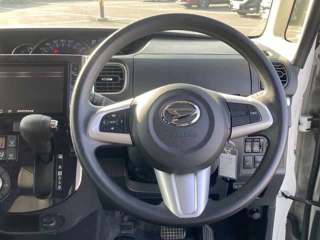 ダイハツ タント カスタムX トップED VS SAⅢ 岐阜県 2019(平31)年 12.9万km パールホワイトⅢ 登録時走行距離129044km/純正８型ナビ/全方位カメラ/フルセグＴＶ/両側パワースライドドア/ハーフレザーシート/ドライブレコーダー/ＵＳＢ/ＥＴＣ/HDMI/Ｂｌｕｅ　ｔｏｏｔｈ/純正フロアマット/純正アルミホイール/ドアバイザー/プッシュスタート/スマートキー/オートエアコン/ABS/横滑り防止装置/コーナーセンサー/レーンキープアシスト/盗難防止装置/オートライト/オートマチックハイビーム/LEDヘッドライト/フォグランプ/エアバッグ/衝突被害軽減システム