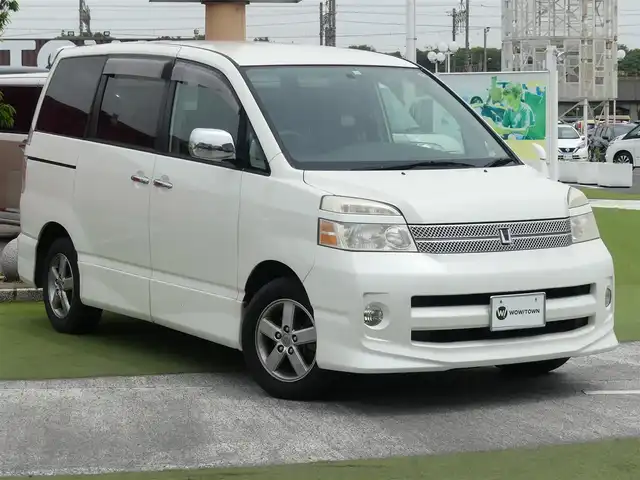 トヨタ ヴォクシー Z 煌 千葉県 2006(平18)年 5万km ホワイトパールマイカ 両側パワースライドドア/純正HDDナビ/【CD再生機能】/バックカメラ/ETC/HID/フォグライト/純正15インチアルミホイル/キーレス