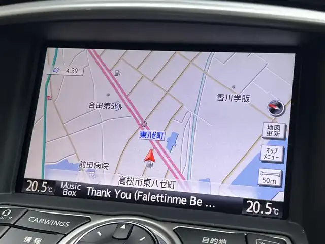日産 スカイライン クロスオーバー 370GT Type P 香川県 2009(平21)年 8.6万km スーパーブラック 純正HDDナビ/【フルセグ/CD/DVD/BT】/全方位カメラ/本革レザーシート/前席シートヒーター/前席パワーシート/MTモード付AT/盗難防止装置/純正フロアマット/社外20インチアルミ/前後コーナーセンサー/保証書/取扱説明書