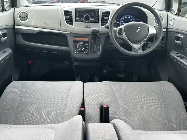 スズキ ワゴンＲ FZ 栃木県 2014(平26)年 3.2万km クリスタルホワイトP 禁煙車/オーディオ/Bluetooth CD USB AUX/ヒートシーター/ベンチシート/ドアバイザー/衝突被害軽減システム/ABS/横滑り防止装置/純正14インチアルミホイール/純正フロアマット/スマートキー/スペアキー/保証書/取扱説明書/記録簿
