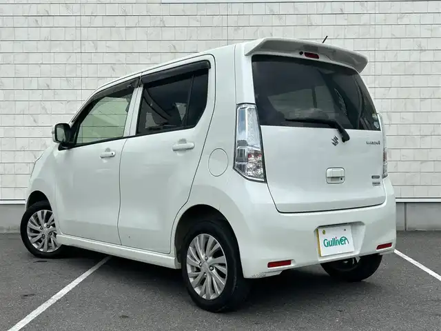 スズキ ワゴンＲ FZ 栃木県 2014(平26)年 3.2万km クリスタルホワイトP 禁煙車/オーディオ/Bluetooth CD USB AUX/ヒートシーター/ベンチシート/ドアバイザー/衝突被害軽減システム/ABS/横滑り防止装置/純正14インチアルミホイール/純正フロアマット/スマートキー/スペアキー/保証書/取扱説明書/記録簿