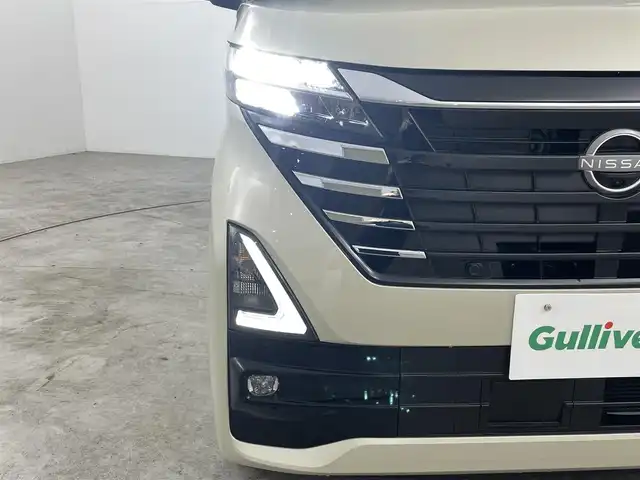 日産 ルークス ハイウェイスター X 福島県 2024(令6)年 0.2万km フローズンバニラパール 安全サポート/・インテリジェントエマージェンシーブレーキ/・踏み間違い衝突防止アシスト/・車線逸脱警報/プロパイロット/・先行車追従機能/・プロパイロットパーキング/・ハンドル支援機能/純正メモリナビ/型番:MM223D-L/・AM/FM/CD/DVD/BT/HDMI/フルセグTV/・全方位/バック/フロント/サイドカメラ/パワースライドドア/プッシュスタート/・スマートキー/純正AW/LEDヘッドライト/・オートライト/・オートハイビーム/アイドリングストップ/純正フロアマット