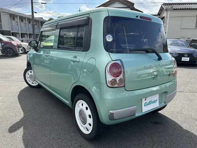 スズキ ラパン ショコラ G 愛知県 2015(平27)年 4.2万km フォレストアクアメタリック 社外ＳＤナビ　/Ｂカメラ　/ＥＴＣ　/ＴＶ　/ＢＴ　/プッシュスタート　/アイドリングストップ　/ハーフレザー　/純正フロアマット　/ドアバイザー　/純正ホイール　/社外ドラレコ　/オートライト