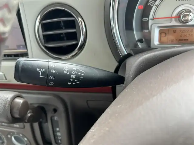 スズキ ラパン ショコラ G 愛知県 2015(平27)年 4.2万km フォレストアクアメタリック 社外ＳＤナビ　/Ｂカメラ　/ＥＴＣ　/ＴＶ　/ＢＴ　/プッシュスタート　/アイドリングストップ　/ハーフレザー　/純正フロアマット　/ドアバイザー　/純正ホイール　/社外ドラレコ　/オートライト