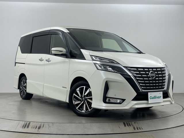 日産 セレナ ハイウェイスター V 埼玉県 2021(令3)年 5.1万km ブリリアントホワイトパール 純正ナビ/フルセグテレビ/全方位カメラ/純正フリップダウンモニター/両側パワースライドドア/プロパイロット/ビルトインETC/前方ドライブレコーダー/デジタルインナーミラー/ブラインドスポットモニター/レーダークルーズコントロール/衝突被害軽減ブレーキ/クリアランスソナー/電子パーキングシステム/ブレーキホールド/プッシュスタート/オートLEDライト/純正フロアマット/純正16インチアルミホイール