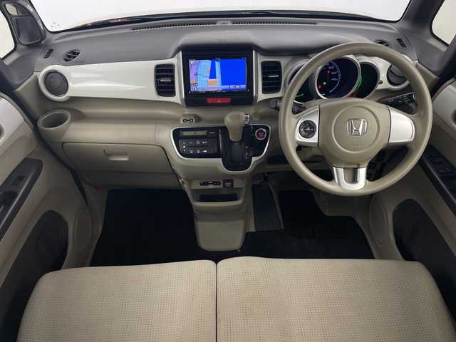 ホンダ Ｎ ＢＯＸ G Lパッケージ 鹿児島県 2016(平28)年 5.8万km プレミアムアイボリーパール2トーン 社外ナビ/（CD/BT/フルセグTV）/バックカメラ/アイドリングストップ/片側パワスラ/ステアリングスイッチ/スマートキー/プッシュスタート/ビルトインETC/チップアップシート/保証書、取説/スペアキー/純正フロアマット