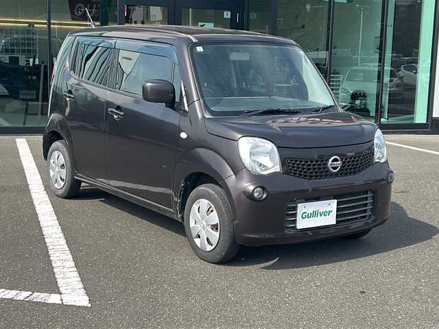 日産 モコ Sアイドリングストップ 鹿児島県 2013(平25)年 13.2万km アーバンブラウン ワンオーナー/プッシュスタート/車検２０２６年2月２８日まで/パワーステアリング/パワーウィンドウ/アイドリングストップ/ABS/フロアマット/ドアバイザー/スマートキー/電動格納ミラー/保証書/取扱説明書