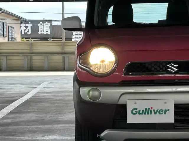 スズキ ハスラー G 静岡県 2015(平27)年 3.8万km キャンディピンクメタリック/ホワイト2トーンルーフ 社外7インチナビ/（FM/AM/CD）/ヒートシーター/アイドリングストップ/プッシュスタート/スマートキー/ドラレコ/エアバッグ/衝突軽減システム/横滑り防止システム/純正15AW