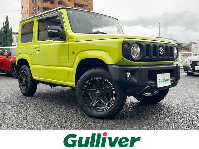 スズキ ジムニー XC 山形県 2021(令3)年 3.9万km キネティックイエロー/ブラック ・４WD/・ナビ/フルセグ/CD/DVD/Bluetooth/・社外前方ドラレコ/・ビルトインETC/・クルーズコントロール/・衝突被害軽減ブレーキ/・レーンキープアシスト/・ハイビームアシスト/・オートライト/・LEDヘッドランプ/・標識認識機能/・先行車発進告知/・ヒルディセントコントロール/・前席シートヒーター/・スペアキー1本/・保証書/・取扱説明書