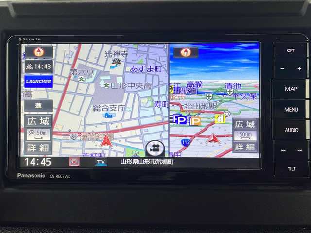 スズキ ジムニー XC 山形県 2021(令3)年 3.9万km キネティックイエロー/ブラック ・４WD/・ナビ/フルセグ/CD/DVD/Bluetooth/・社外前方ドラレコ/・ビルトインETC/・クルーズコントロール/・衝突被害軽減ブレーキ/・レーンキープアシスト/・ハイビームアシスト/・オートライト/・LEDヘッドランプ/・標識認識機能/・先行車発進告知/・ヒルディセントコントロール/・前席シートヒーター/・スペアキー1本/・保証書/・取扱説明書