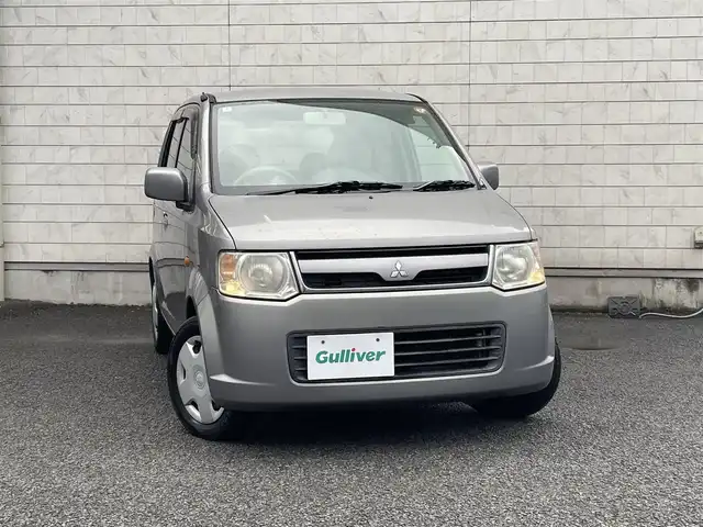 三菱 ｅＫワゴン M 大分県 2008(平20)年 8.4万km グレー ワンオーナー/全席パワーウィンドウ（オート機能）/左右電動格納ミラー/AIRBAG/純正オーディオ（CDデッキ）/パワーステアリング/運転席、助手席ダッシュボード付き/応急用タイヤ付き/PVガラス/soket付（120W)/フロアマット/ドアバイザー/ヘッドライトレベライザー/キーレスキー/保証書/スペアキー