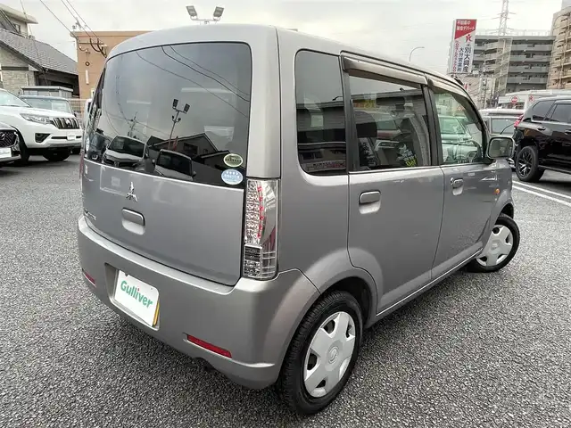 三菱 ｅＫワゴン M 大分県 2008(平20)年 8.4万km グレー ワンオーナー/全席パワーウィンドウ（オート機能）/左右電動格納ミラー/AIRBAG/純正オーディオ（CDデッキ）/パワーステアリング/運転席、助手席ダッシュボード付き/応急用タイヤ付き/PVガラス/soket付（120W)/フロアマット/ドアバイザー/ヘッドライトレベライザー/キーレスキー/保証書/スペアキー