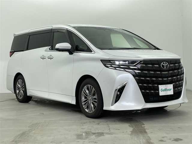トヨタ アルファード Z 富山県 2024(令6)年 0.9万km プラチナホワイトパールマイカ 純正ナビ/フルセグ/HDMI/Bluetooth/全方位モニター/デジタルインナーミラー/左右独立ムーンルーフ/パーキングアシスト/電動リアゲート/両側電動スライドドア/ETC2.0/ワイヤレス充電/ステアリングヒーター/BSM/LEDオートライト/シートヒーター /ベンチレーション/ワンオーナー