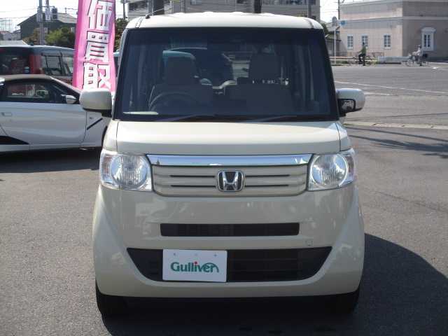 ホンダ Ｎ ＢＯＸ G Lパッケージ 兵庫県 2012(平24)年 7.7万km ヒダマリアイボリーパール アイドリングストップ/ワンオーナー/左リアパワースライドドア/右リアイージークローザー/純正フロアマット/プッシュスタート/スマートキー2個/WAB/ABS