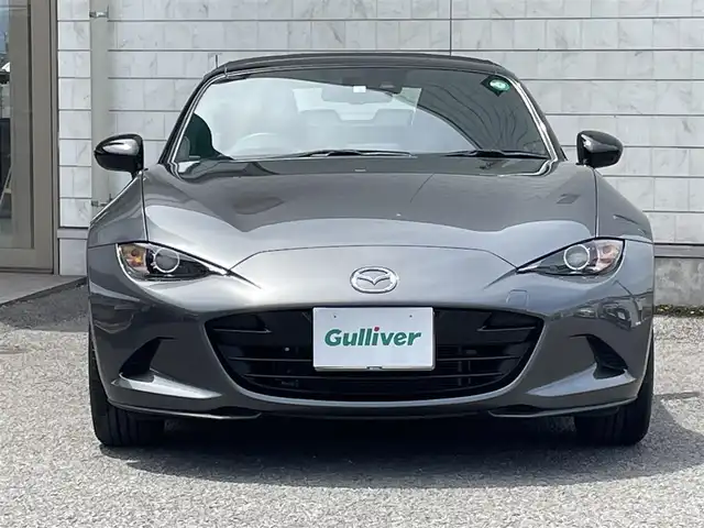 マツダ ロードスター S スペシャルパッケージ 大分県 2022(令4)年 1.5万km マシーングレープレミアムM ワンオーナー/メーカーOPナビ 【BTオーディオ/USB】/純正16インチアルミホイール/スマートシティーブレーキサポート/ブラインドスポットモニター/レーンアシスト/リアクリアランスソナー/ETC/USBソケット/横滑り防止装置/LEDヘッドライト/オートライト/レザーステアリング/チルトステアリング/ステアリングリモコン/オートワイパー/エンジンプッシュスタート/フロアマット/電動調整ミラー/サイド&Wエアバッグ/ABS/スマートキー×2/保証書/車両取説
