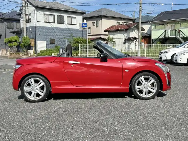 ダイハツ コペン ローブ 埼玉県 2014(平26)年 9.2万km マタドールレッドP ・電動オープン/・純正ナビフルセグTV/・BT　DVD CD/・シートヒーター/・スマートキー/・プッシュスタート/・LEDヘットライト/・純正16インチアルミ/・保証書/・取説