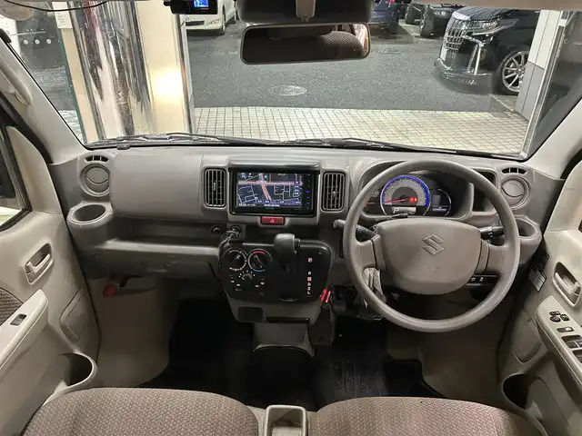 スズキ エブリイ JOINターボ 東京都 2019(令1)年 7.8万km ブルーイッシュブラックパール3 純正メーカーナビ/(CD/DVD/フルセグTV/BT/USB)/ドライブレコーダー/ETC/コーナーセンサー/横滑り防止/車線逸脱警報/プリクラッシュセーフティー/オートライト/ライトレベライザー/ドアバイザー/電動格納ミラー/ラバーマット