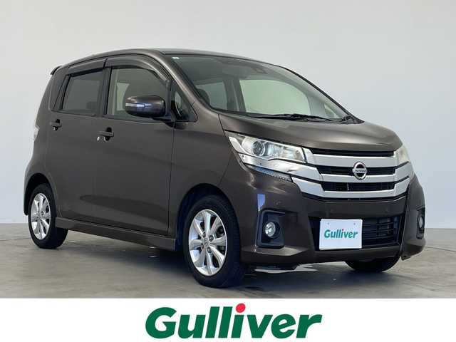 日産 デイズ ハイウェイスターX 鹿児島県 2019(平31)年 6.2万km アッシュブラウンM ワンオーナー/純正ナビ/（AM/FM/CD/DVD/Bluetooth/フルセグテレビ）/アラウンドビューモニター/オートマチックハイビーム/オートライト/ETC/コーナーセンサー/AAC/ドアバイザー/アイドリングストップ/スマートキー /ベンチシート
