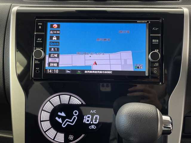 日産 デイズ ハイウェイスターX 鹿児島県 2019(平31)年 6.2万km アッシュブラウンM ワンオーナー/純正ナビ/（AM/FM/CD/DVD/Bluetooth/フルセグテレビ）/アラウンドビューモニター/オートマチックハイビーム/オートライト/ETC/コーナーセンサー/AAC/ドアバイザー/アイドリングストップ/スマートキー /ベンチシート