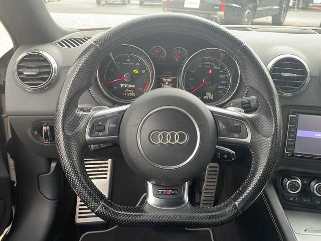 アウディ ＴＴＲＳ クーペ 鳥取県 2012(平24)年 13万km パンサーブラッククリスタルエフェクト ディーラー車/左ハンドル/RSモノコックブレーキ/RSパンチングレザーシート/RSスポーツステアリング/大型リアスポイラー/スポーツエキゾースト/純正キーレスx２個/メーカーHDDナビ/フルセグ・Bluetooth/バックカメラ/前席パワーシート/前席シートヒーター/クルーズコントロール/パドルシフト/リアソナー/オートエアコン/オートライト/キセノンライト/ビルトインETC/保証書・取説