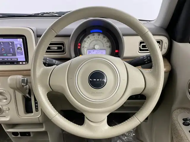 スズキ ラパン S 埼玉県 2016(平28)年 2.7万km フレンチミントパールメタリック ナビ　CD　DVD　BT　TV　衝突被害軽減　キセノンヘッドライト　シートヒーター　スマートキー　オートライト　アンチブレーキシステム　純正フロアマット　アイドリングストップ