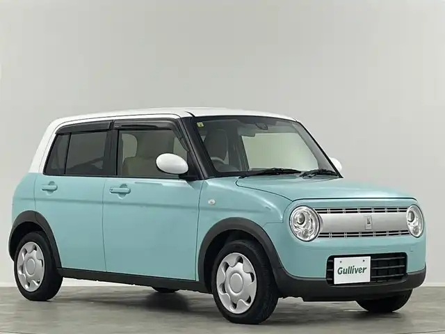 スズキ ラパン S 埼玉県 2016(平28)年 2.7万km フレンチミントパールメタリック ナビ　CD　DVD　BT　TV　衝突被害軽減　キセノンヘッドライト　シートヒーター　スマートキー　オートライト　アンチブレーキシステム　純正フロアマット　アイドリングストップ