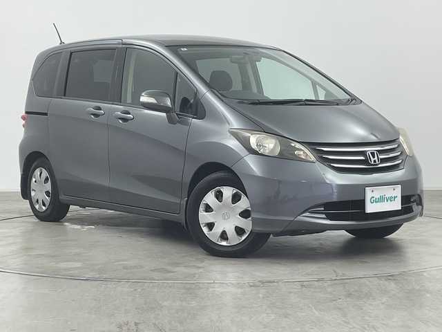 ホンダ フリード G Lパッケージ 宮城県 2008(平20)年 6.9万km ポリッシュドメタルメタリック 純正ＨＤＤナビ　ＥＴＣ　前後ドライブレコーダー　バックカメラ　片側パワースライドドア　オートライト　革巻きステアリング　ステアリングスイッチ　バニティミラー　電動格納ミラー　スタッドレス４本　禁煙車