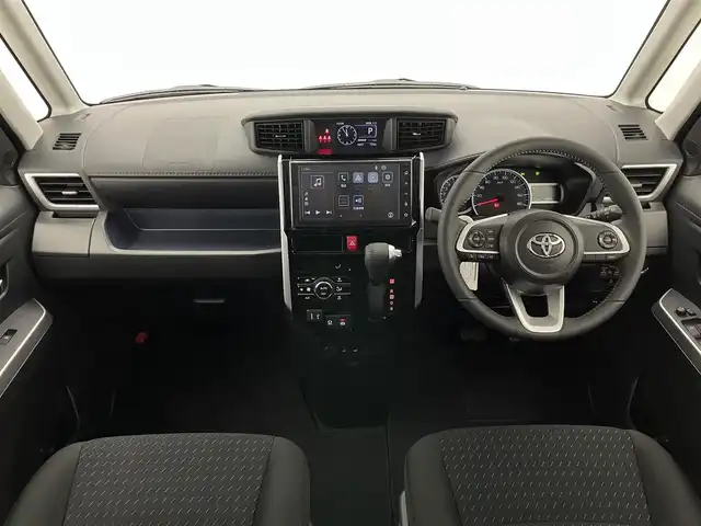 トヨタ ルーミー カスタムG－T 愛知県 2025(令7)年 0.1千km ブラックマイカメタリック/パールホワイト2トーン 登録済未使用車　純正９型ＤＡ　フルセグＴＶ　ＨＤＭＩ　カープレイ　シートヒーター　全方位カメラ　両側パワスラ　リアロールシェード　スマアシ　衝突軽減　追従クルコン　ＬＥＤオートライト　コーナーセンサー　禁煙車/登録時走行距離15km