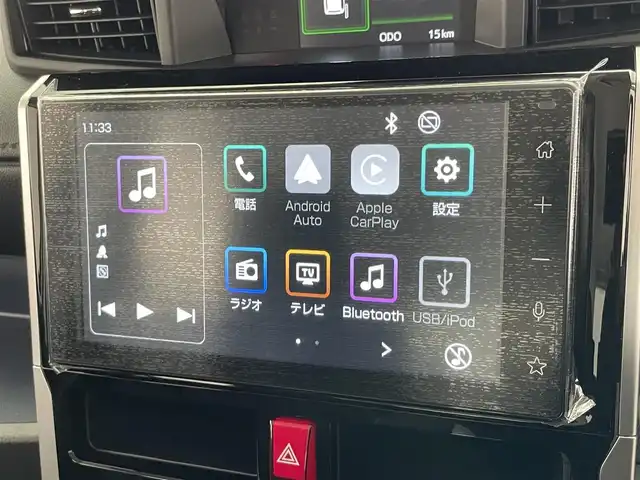 トヨタ ルーミー カスタムG－T 愛知県 2025(令7)年 0.1千km ブラックマイカメタリック/パールホワイト2トーン 登録済未使用車　純正９型ＤＡ　フルセグＴＶ　ＨＤＭＩ　カープレイ　シートヒーター　全方位カメラ　両側パワスラ　リアロールシェード　スマアシ　衝突軽減　追従クルコン　ＬＥＤオートライト　コーナーセンサー　禁煙車/登録時走行距離15km