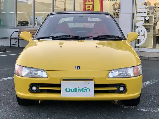 ホンダ ビート 静岡県 1991(平3)年 4.4万km カーニバルイエロー 取説・保証書/43276km 実走行/ESQUELETOシート/MUGEN無限スポーツサスペンションキット/レーシングSPARCOホイール/オートジュエルマフラー/MOMOステアリング/NSX純正ホーンボタン/インテグラ　チタンシフトノブ/タワーバー/ファッションバー/平成19年3月15日タイミングベルト交換/純正足回り有/純正アルミホイール有