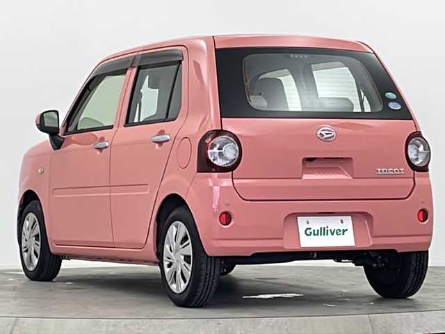 ダイハツ ミラ トコット L SA Ⅲ 大阪府 2018(平30)年 3万km ジューシーピンクM 社外7インチナビ(Panasonic)/【ワンセグTV/Bluetooth/CD/FM/AM】/バックカメラ/前後コーナーセンサー/スマートアシストIII/・衝突軽減警報/・衝突回避支援ブレーキ/・誤発進抑制装置(前後)/・オートハイビーム/・先行車発進お知らせ/ライトレベライザー/LEDヘッドライト/純正フロアマット/パワーウィンドウ/リモコンキー