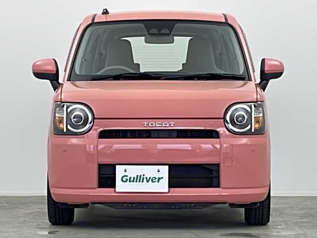 ダイハツ ミラ トコット L SA Ⅲ 大阪府 2018(平30)年 3万km ジューシーピンクM 社外7インチナビ(Panasonic)/【ワンセグTV/Bluetooth/CD/FM/AM】/バックカメラ/前後コーナーセンサー/スマートアシストIII/・衝突軽減警報/・衝突回避支援ブレーキ/・誤発進抑制装置(前後)/・オートハイビーム/・先行車発進お知らせ/ライトレベライザー/LEDヘッドライト/純正フロアマット/パワーウィンドウ/リモコンキー