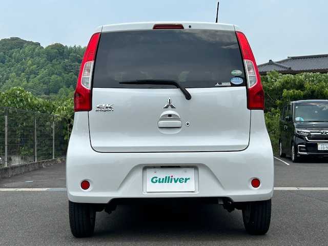 三菱 ｅＫワゴン G　セーフティPKG 静岡県 2017(平29)年 4.2万km シルキーホワイト ワンオーナー/社外ナビ（Bluetooth　フルセグ　CD）/社外ドライブレコーダー（COMTEC　GL855V）/ミラー型バックモニター/ベンチシート/スマートキー