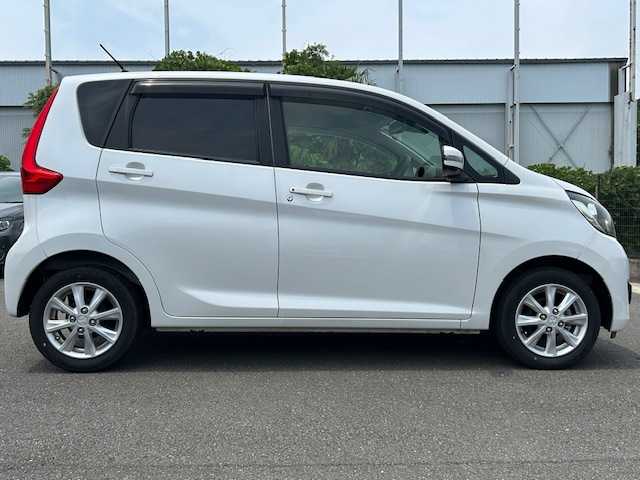 三菱 ｅＫワゴン G　セーフティPKG 静岡県 2017(平29)年 4.2万km シルキーホワイト ワンオーナー/社外ナビ（Bluetooth　フルセグ　CD）/社外ドライブレコーダー（COMTEC　GL855V）/ミラー型バックモニター/ベンチシート/スマートキー