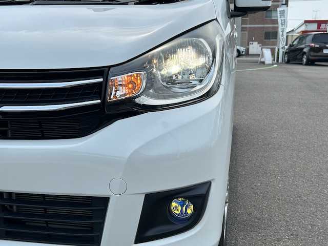 三菱 ｅＫワゴン G　セーフティPKG 静岡県 2017(平29)年 4.2万km シルキーホワイト ワンオーナー/社外ナビ（Bluetooth　フルセグ　CD）/社外ドライブレコーダー（COMTEC　GL855V）/ミラー型バックモニター/ベンチシート/スマートキー