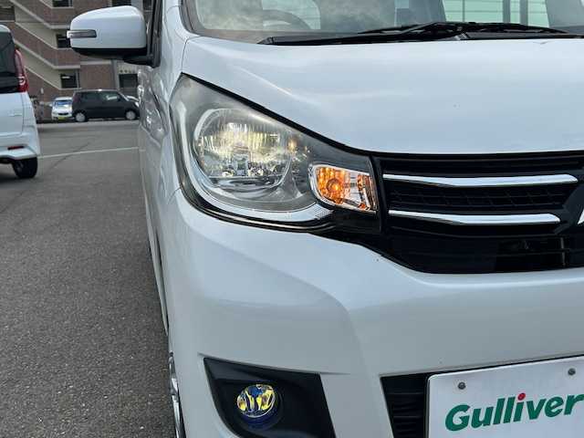 三菱 ｅＫワゴン G　セーフティPKG 静岡県 2017(平29)年 4.2万km シルキーホワイト ワンオーナー/社外ナビ（Bluetooth　フルセグ　CD）/社外ドライブレコーダー（COMTEC　GL855V）/ミラー型バックモニター/ベンチシート/スマートキー