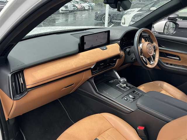 マツダ ＣＸ－６０ XD HV プレミアムスポーツ 東京都 2023(令5)年 2.7万km 白  i‐ACTIVSENSE/・スマートシティブレーキサポート/・車線逸脱警報システム/・レーンキープアシスト/・レーダークルーズコントロール/・クルージング & トラフィック・サポート /・誤発進抑制制御/・発進時前方認知/・交通標識認識システム/・ブラインドスポットモニタリング/・アクティブドライビングディスプレイ/・360°ビューモニター/純正ナビ/グラスルーフ/BOSEオーディオ/ドライブレコーダー/ETC/レザーシート/エアシート/シートヒーター/ステアリングヒーター/20インチ純正アルミホイール/アイドリングストップ/100V電源/パドルシフト